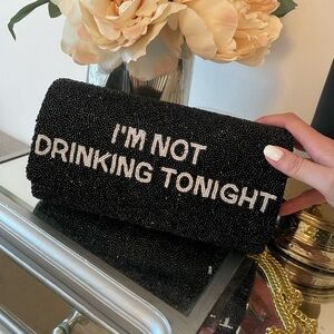 Beaded Clutch handbag “I’m not drinking tonight” chic, healthy, looks like staud